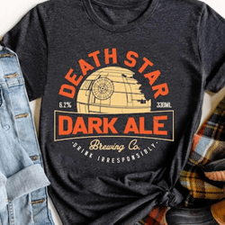 retro star wars death star pale ale brewing co shirt/ star wars day 2023 t-shirt / may the 4th / galaxy&39s edge / walt