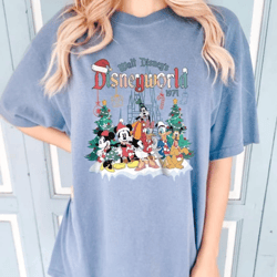 vintage walt disney world christmas comfort colors shirt,disneyworld christmas shirt, retro disney christmas shirt, disn
