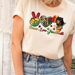 peace love juneteenth shirt, juneteenth afro woman shirt, freeish since 1865 shirt, civil rights shirt, black history sh