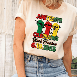 celebrating juneteenth shirt, juneteenth afro woman shirt, freeish since 1865 shirt, civil rights shirt, black history s