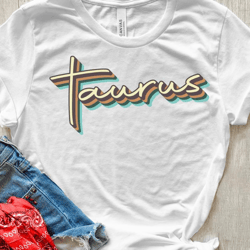 retro taurus shirt, taurus shirt, taurus horoscope, taurus zodiac, taurus gifts, taurus birthday gift, zodiac taurus shi