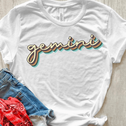 retro gemini shirt, gemini shirt, gemini horoscope, gemini zodiac, gemini gifts, gemini birthday gift, zodiac gemini shi