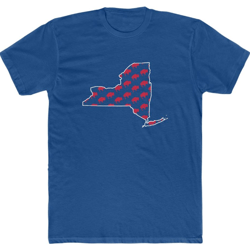 buffalo mafia new york state unisex cotton crew tee