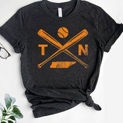 tennessee baseball shirt, tennessee shirt, baseball shirt, tennessee fan, tennessee knoxville, knoxville shirt, tn shirt