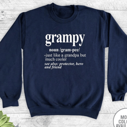 grampy noun - unisex crewneck sweatshirt - grampy gift - grampy to be gifts - grampy sweatshirt