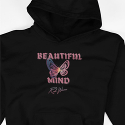 beautiful mind rod wave butterfly hoodie