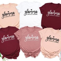 glamma glamorous grandma shirt, grandma tshirt, gift for glamma , mother's day shirt, glamma shirt, funny grandma shirt,