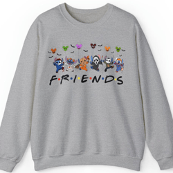 friends halloween stitch edition crewneck sweatshirt