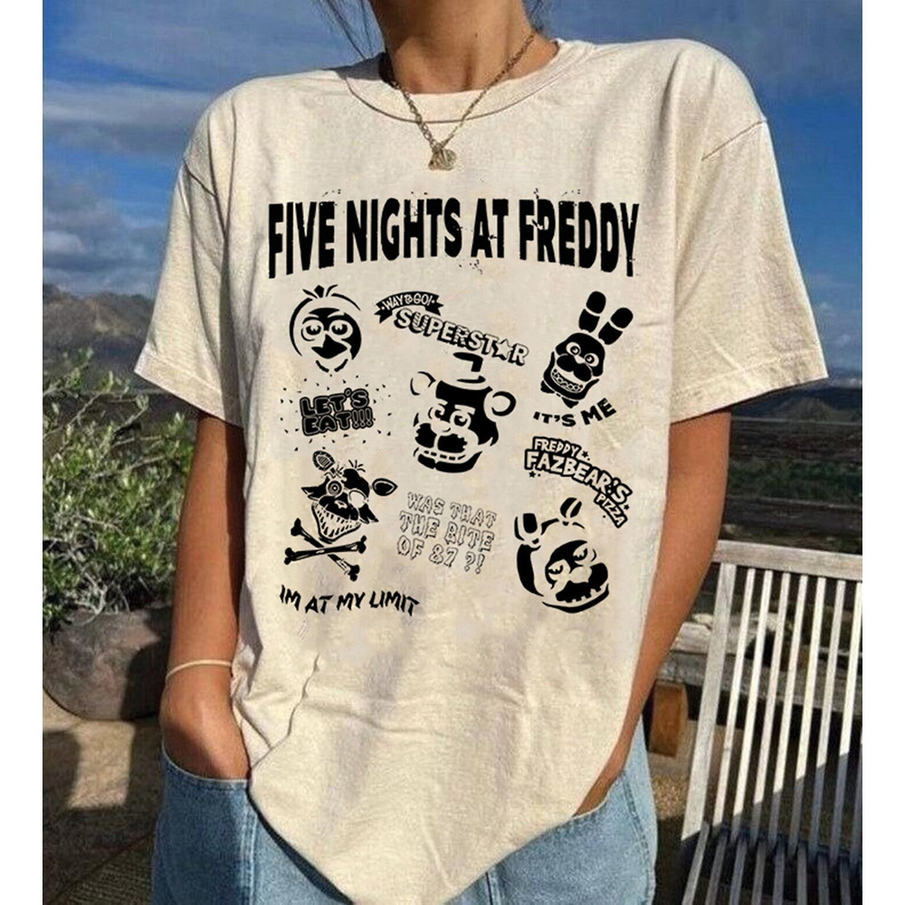 Five Nights At Freddy's Halloween Shirt, Five Nights At FreddyS Tee, Five Nights At Freddy Video Game Merch, Five Nights At Freddy Halloween 1.jpg