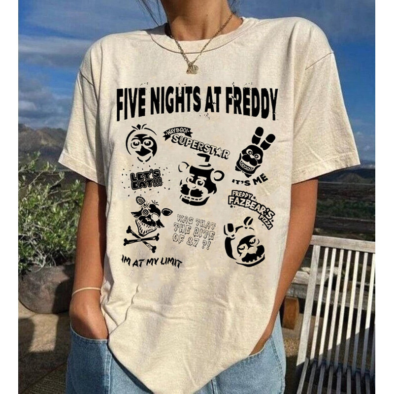 Five Nights At Freddy's Halloween Shirt, Five Nights At FreddyS Tee, Five Nights At Freddy Video Game Merch, Five Nights At Freddy Halloween 1.jpg