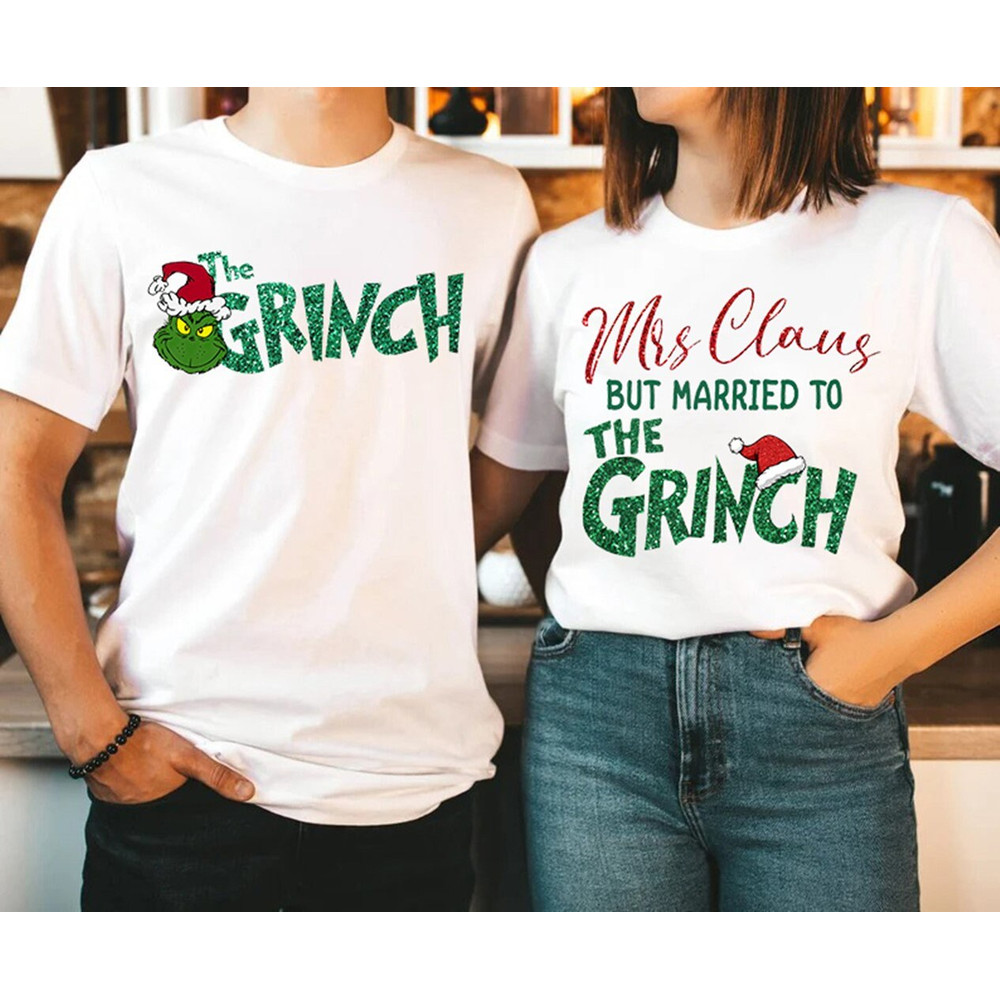 Grinch Couple Christmas Shirt, The Grinch Christmas Shirt, Matching Grinch Shirt, Grinchmas Sweatshirt, Grinch Tour Shirt, Funny Grinch Tee 1.jpg