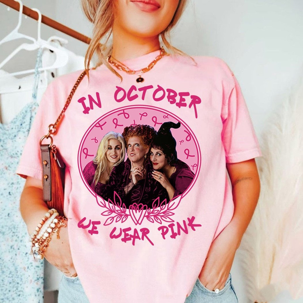Hocus Pocus Breast Cancer Shirt  In October We Wear Pink  Breast Cancer Awareness SweatShirt  Breast Cancer Gifts  Cancer Warrior Tshirt.jpg