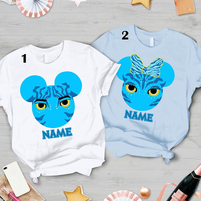 Pandora Avatar Mickey Minnie Shirt, Avatar The Way of Water Shirt, Avatar Pandora Shirt, Avartar Family Ears Tee, Mouse Ears Vacation.jpg
