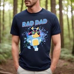 rad dad bluey shirt  retro bandit heeler shirt  fathers day tshirt  dad bluey shirt  dad shirt  bluey kids tee  bluey fa
