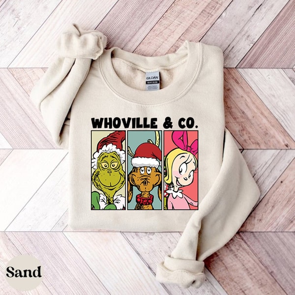 Retro Merry Grinchmas Shirt, Vintage Christmas Sweatshirt, Whoville And Co Shirt, Christmas Family Shirt, Grinch Christmas Party Tee.jpg