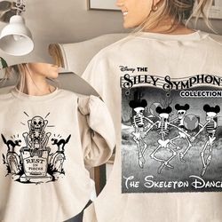 retro silly symphony shirts, mickey halloween shirt,the skeleton dance shirt,halloween town fall tshirt, disneyworld shi