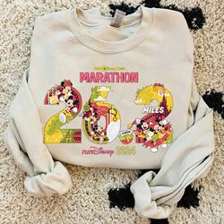 rundisneyland mickey and minnie mouse marathon 26.2 miles shirt  disneyland running tshirt marathon weekend 2024  walt d