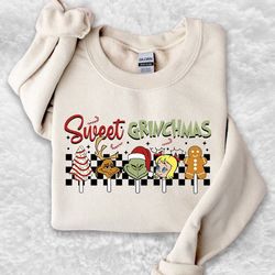 sweet grinchmas sweatshirt, merry grinchmas shirt, grinchmas christmas shirt, funny grinchmas tshirt, grinchmas family c