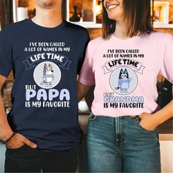 grandmalife bluey shirt, bluey grandpa shirt, bob bluey shirt, bluey shirt, bluey family shirt, grandma grandma bluey sh