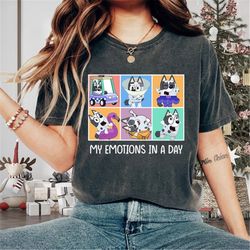 bluey muffin shirt, bluey muffin sweatshirt kids, muffin t-shirt, bluey and bingo, bluey character shirts, funny muffin