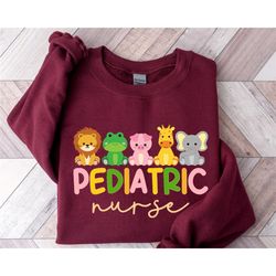 pediatrics animal sweatshirt,pediatrics sweatshirt,peds sweatshirt, peds nurse shirt, cute peds crewneck,pediatric nurse