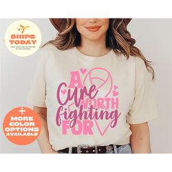 a cure worth fighting for shirt, cancer awareness shirt, breast cancer shirt, cancer fighter shirt, believe shirt, cance
