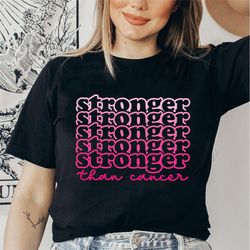 stronger than cancer shirt, breast cancer shirt, cancer awareness, cancer shirt, cancer survivor, childhood shirt, motiv