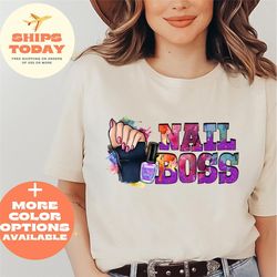 nail hustler, nail artist shirt, manicurist shirt, nail technician shirt, nail technician gift, manicurist gift, cosmeti