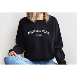 personalized nurse sweatshirt , nurse leopard shirt, nurse hoodie, trendy nursing student gifts sweatshirt, personalized