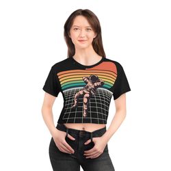 retro t-shirt astronaut shirt for retro lover tshirt for space lover gift tee