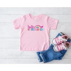 hello kindergarten i'm shirt, kindergarten shirt, back to school shirt, first day of school shirt