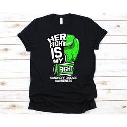 her fight is my fight shirt, sandhoff disease awareness, green glove, sandhoff–jatzkewitz disease, lysosomal genetic, li