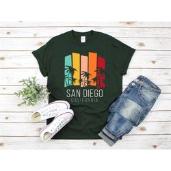 san diego california shirt, vintage san diego california trip shirt, surf san diego california shirt, travel shirt, beac