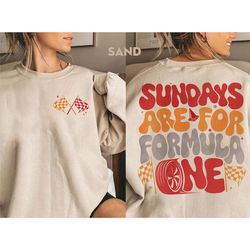 sundays are for f1 t t-shirt, aesthetic racing sweatshirt, formula 1 sundays hoodie, formula 1 gifts, race t-shirt-tn