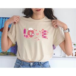 nurse valentine shirt, anniversary shirt, happy valentine's day shirt, cute couple shirt, love shirt, heart shirt, gift