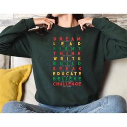 dream like martin sweatshirt, black lives matter sweatshirt, juneteenth sweatshirt, black history month sweatshirt, civi