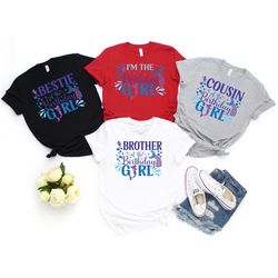 mermaid of the birthday princess shirt, birthday princess shirt, birthday girl shirts, princess theme family matching sh