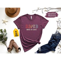 abcd back in school shirt, back to school shirt, funny teacher shirt, school shirt, school toddler shirt, music teacher
