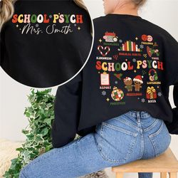 christmas school psychologist shirt, school psych shirt, teacher christmas gift, merry psychologist christmas shirt, men