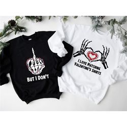 funny valentine couples shirts, valentine's day shirt for couples, matching couples shirts, his and hers valentines tshi