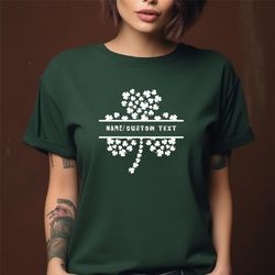 saint patricks day shirt, cute irish tshirt, shamrock tee, clover t-shirt, st patrick of ireland with quote, saint patri