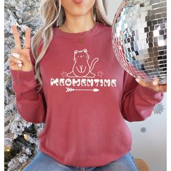 meowentines sweatshirt, funny valentines tshirt, shirt for cat lovers, meowentine's day cat sweatshirt, valentines day h