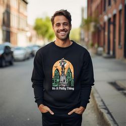 it's a philly thing / jason kelce eagles / unisex gildan 18000 sweatshirt / eagles crewneck / sportswear