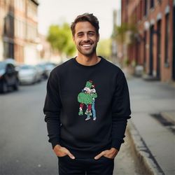 philly kelce and phanatic unisex gildan 18000 sweatshirt / eagles crewneck / sportswear