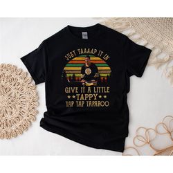 retro adam sandler shirt, just taaaaap it in adam sandler happy gilmore movies vintage t-shirt, adam sandler sweatshirt,