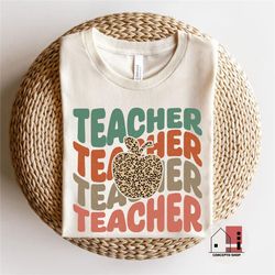 retro teach shirt, teacher t-shirt, elementary teacher gift, oh hey teacher tee,  back to school teacher tee, matching t