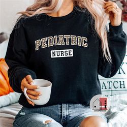 pediatric nurse sweatshirt, peds shirt, rn sweater, gift for student nurse, nursing school graduate, trauma peds, picu r