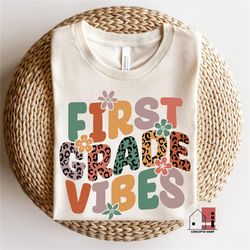 first grade vibes shirt, teacher shirt, 1st grade teacher shirts, back to school, first day team shirts, matching teache