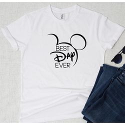 best day ever mickey mouse disney unisex tee-shirt