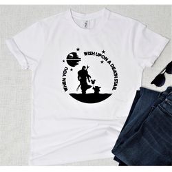 when you wish upon a death star t-shirt, star wars tee, disney trip, tour, vacation,disneyland family t-shirts